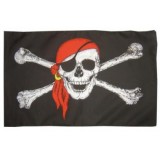 FL-051 Flag Skulls & Cross Bones1.5x0.9m