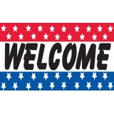 FL-052 Flag Welcome Knitted 1.5x0.9m